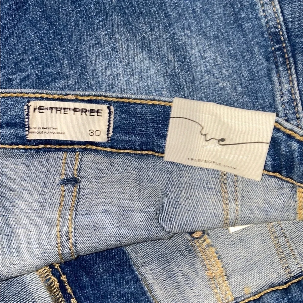 We The Free Janney high low Denim Shorts